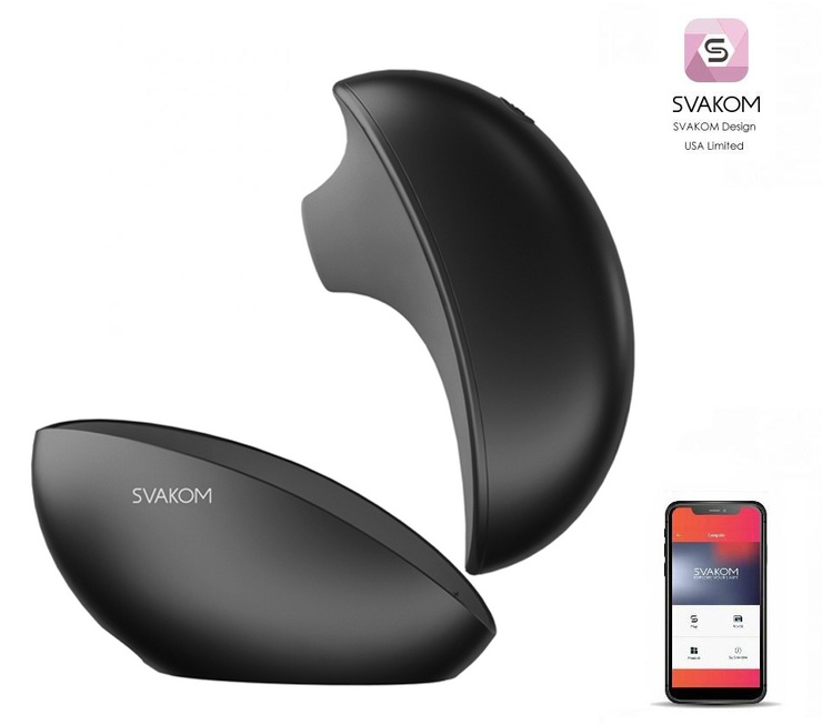 Svakom Pulse Galaxie Hút Clit Proector Đen App Điều Khiển