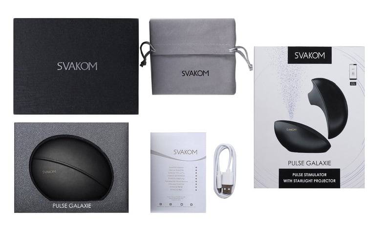 Svakom Pulse Galaxie Hút Clit Proector Đen App Điều Khiển