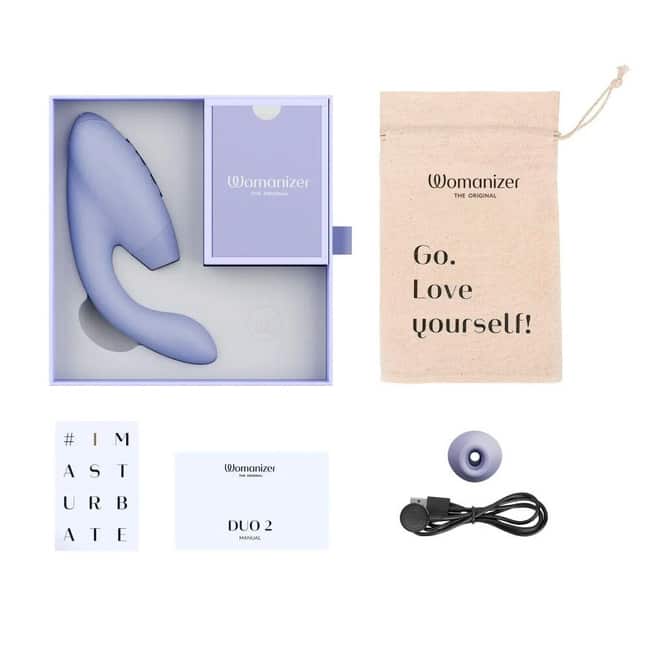 Womanizer Duo 2 Tím Hút Sóng G-Spot Cực Đỉnh[dochoius]​