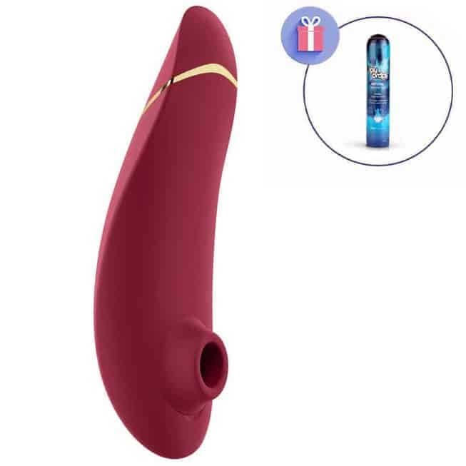 Womanizer Premium 2 Vacuum Clit Bor Đỏ Orgasm 16cm
