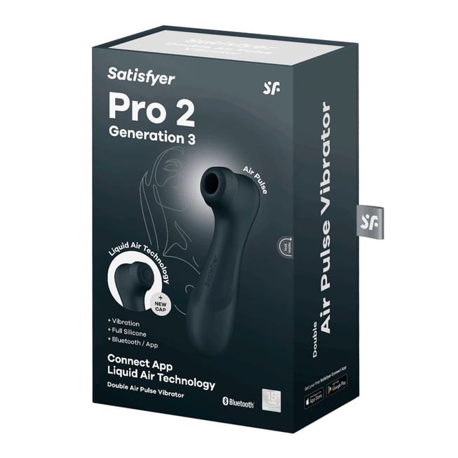 Satisfyer Pro 2 Air App Hút Rung Đen Siêu Cực