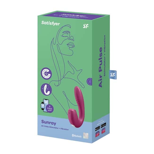 Satisfyer Sunray Berry Hút Sóng App G Siêu Đỉnh