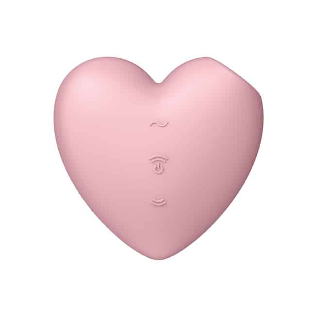 Satisfyer Cutie Heart hồng vacuum rung, khoái cảm bùng nổ