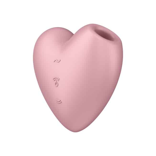 Satisfyer Cutie Heart hồng vacuum rung, khoái cảm bùng nổ