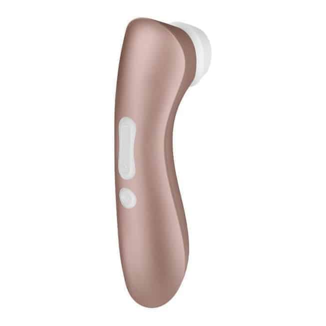 Satisfyer Pro 2+ vàng hồng hút clít rung 16.4cm