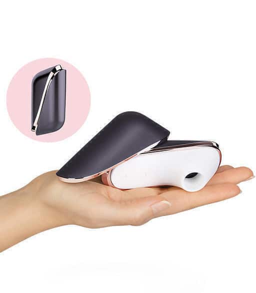 Satisfyer Pro Traveler hút âm đạo tím di động 10cm