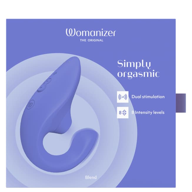 Womanizer Blend Rung Hút Âm Hạch Xanh Dương Siêu Đỉnh