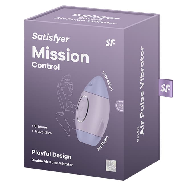 Satisfyer Mission Control Clit Vacuum Tím Siêu Nhỏ