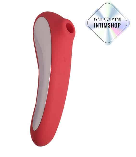 Satisfyer Dual Kiss 2in1 Cam Hồng Gân Sóng