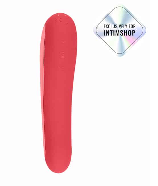 Satisfyer Dual Kiss 2in1 Cam Hồng Gân Sóng