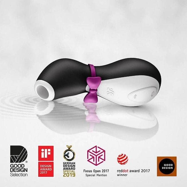 Satisfyer Penguin Hút Âm Hạch Đen Trắng Dễ Thương