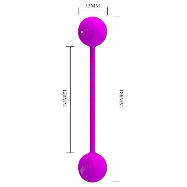 Pretty Love Kegel Ball III Fuchsia Tập Luyện Phụ Khoa Vàng