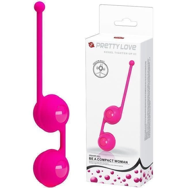 Pretty Love Kegel III Hồng - Vaginal Balls Siêu Mềm Tập Luyện