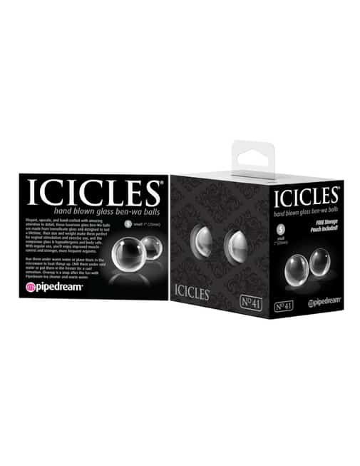 Icicles №41 Pipedream Bi Kính Hút Suction