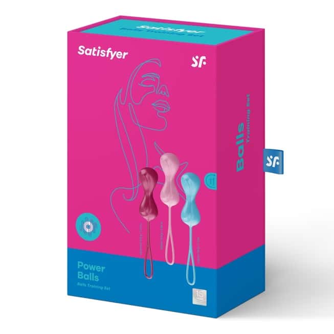Satisfyer Power Balls shari âm đạo đa màu tập cơ