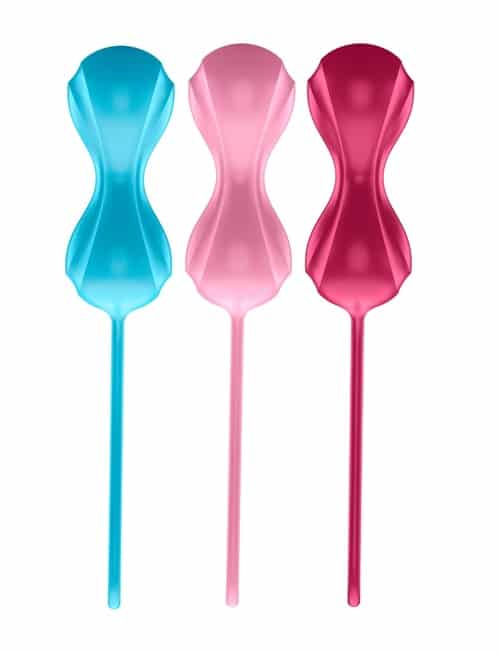 Satisfyer Power Balls shari âm đạo đa màu tập cơ