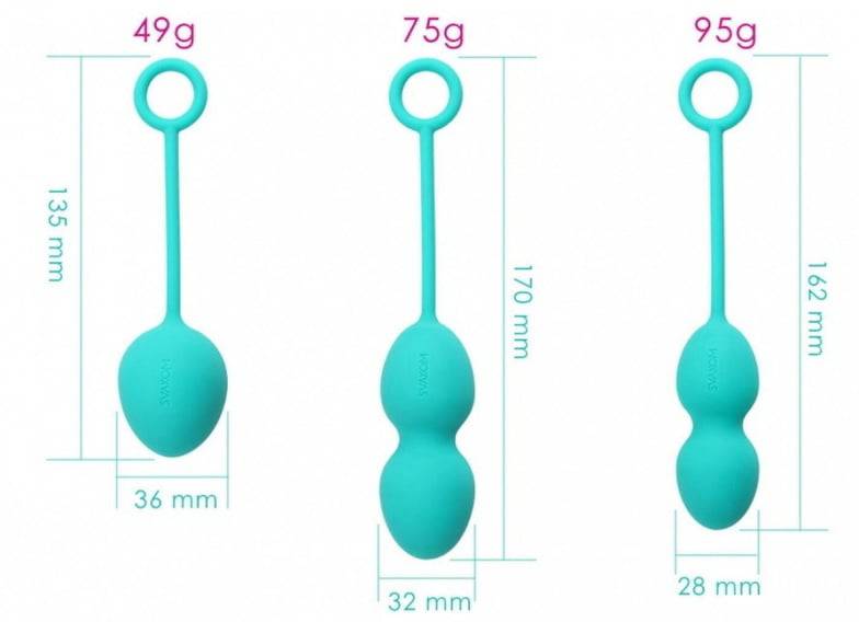 Shuttle Svakom Nova Ball Xanh Ngọc Tập Kegel