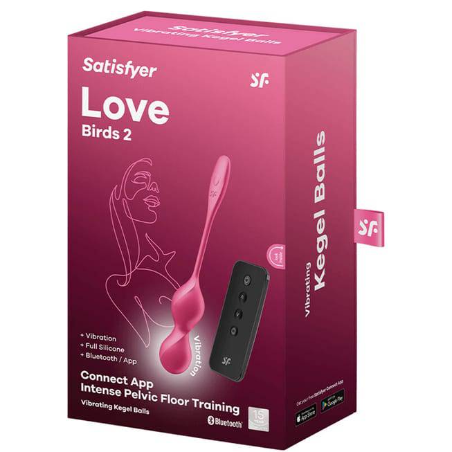 Satisfyer Love Birds 2 Vibe Trứng Âm Đạo Hồng Pu Dư