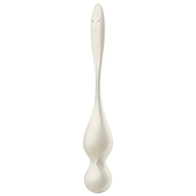 Bi rung Satisfyer Love Birds trắng app đôi 9cm tập Kegel