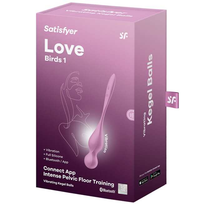 Satisfyer Love Birds Hồng Rung App Kegel