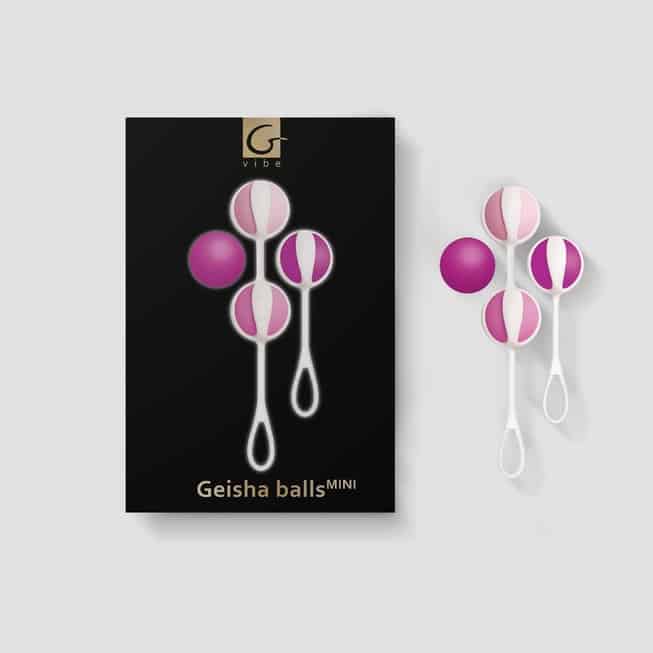 Gvibe Geisha Balls Mini Hồng Silicone 2.2cm Kegel