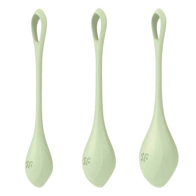 Satisfyer Yoni Power 2 Balls Xanh Làm Chặt Âm Đạo Tự Nhiên