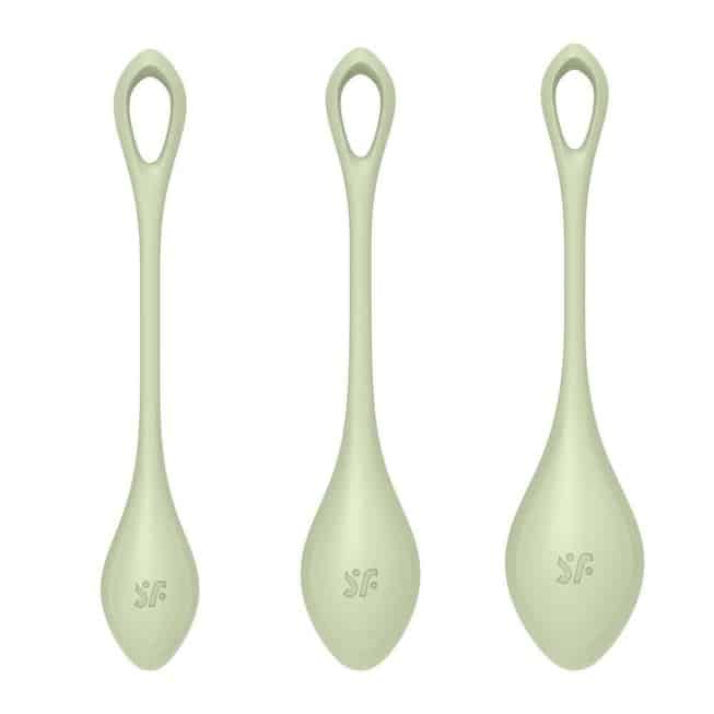 Satisfyer Yoni Power 2 Balls Xanh Làm Chặt Âm Đạo Tự Nhiên