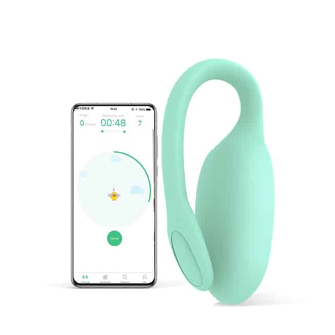 Magic Motion Kegel - Trứng Rung Kegel Xanh Ngọc App Điều Khiển