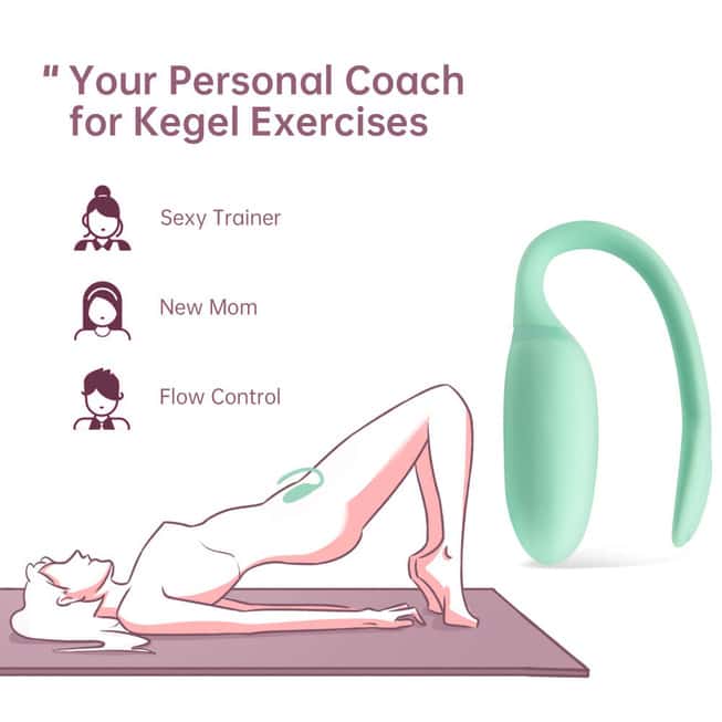 Trứng Rung Kegel Xanh Ngọc App Điều Khiển Siêu Sướng