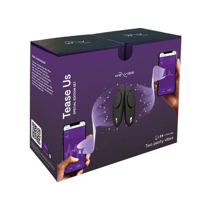 We-Vibe Tease Moxie Đen App Rung Cặp Đôi Siêu Xa