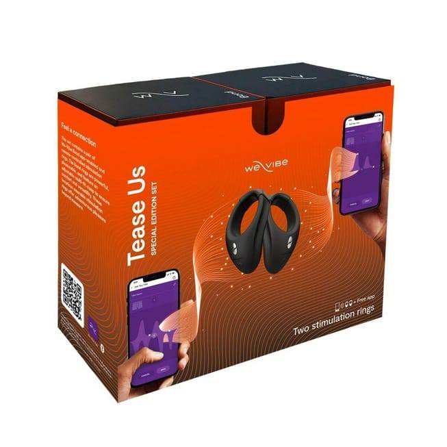 We-Vibe Tease Us Bond 黑套装振动器遥控束缚
