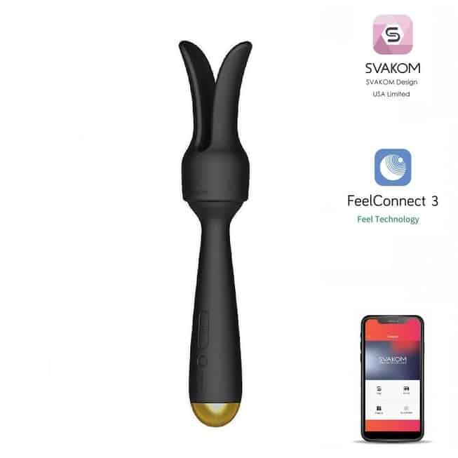 Svakom Emma Neo Rung Nóng App Điều Khiển Đen Đỉnh