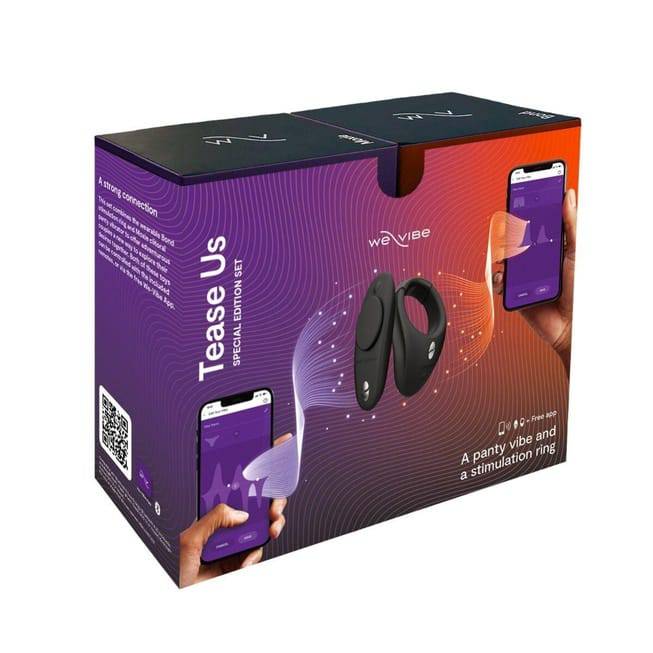 We-Vibe Tease Bond Moxie Rung Đen App Cặp Đôi