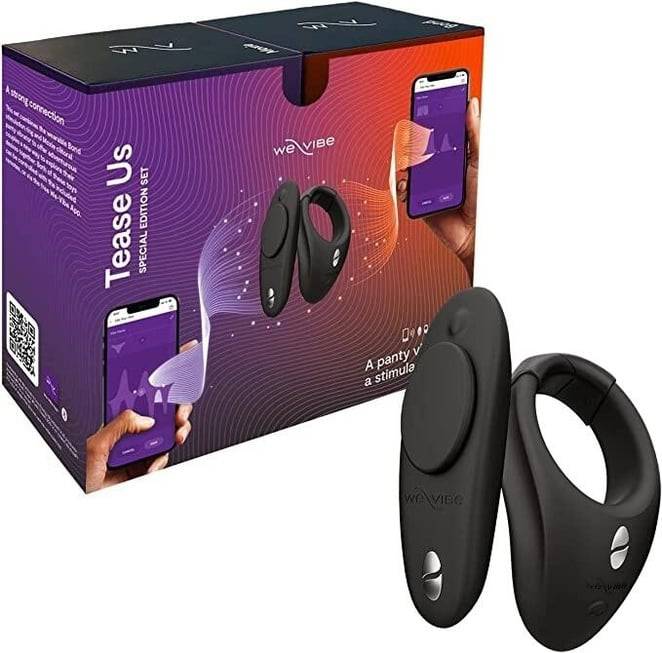 We-Vibe Tease Bond Moxie Rung Đen App Cặp Đôi