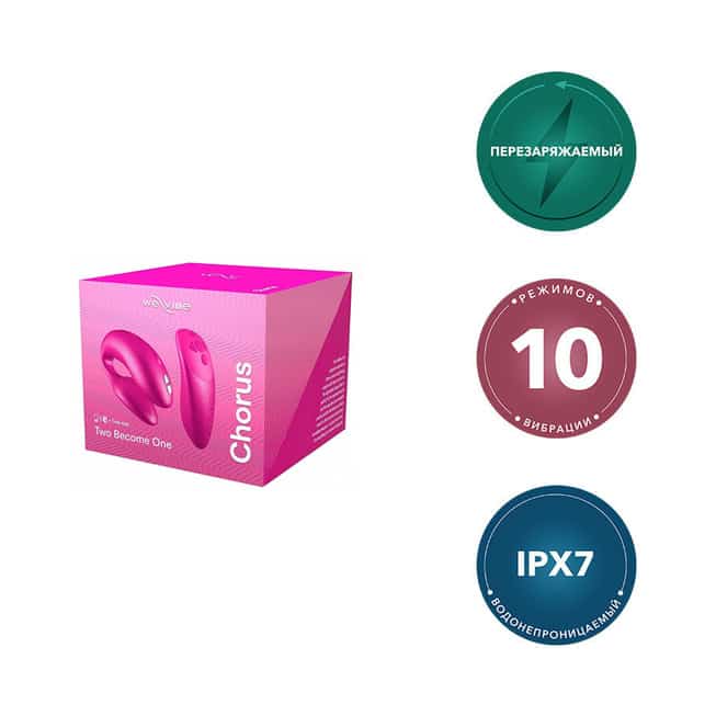 We-Vibe Chorus Rung Cặp Đôi Hồng Điều Khiển App