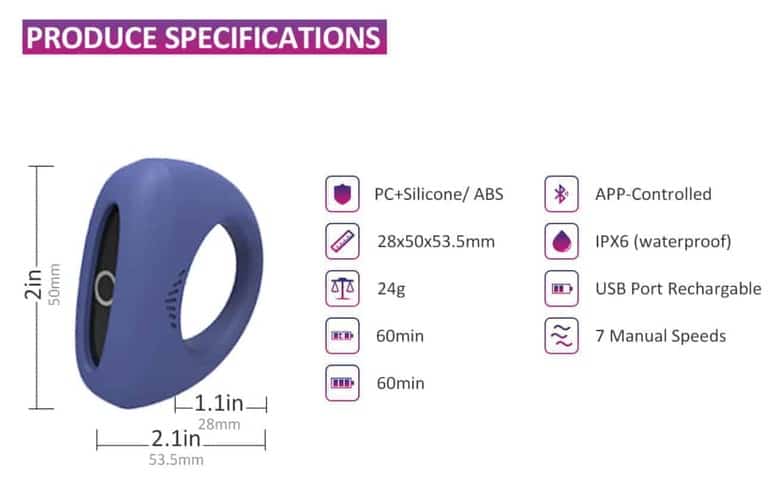 Magic Motion Candy Dante Vibe Kẹp Nhẫn App Thông Minh