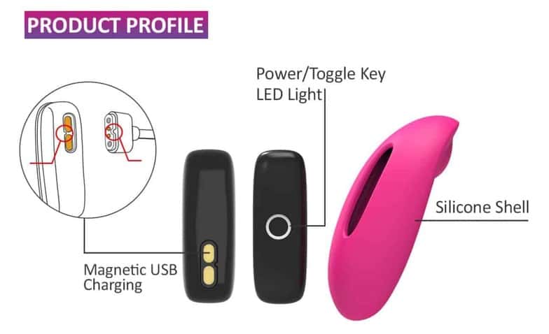 Magic Motion Candy Dante Vibe Kẹp Nhẫn App Thông Minh