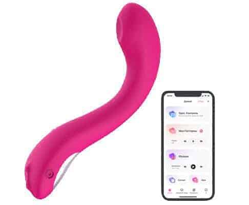 Lovense Osci Rung G-Spot Điều Khiển Hồng 19.8cm