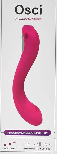 Lovense Osci Rung G-Spot Điều Khiển Hồng 19.8cm