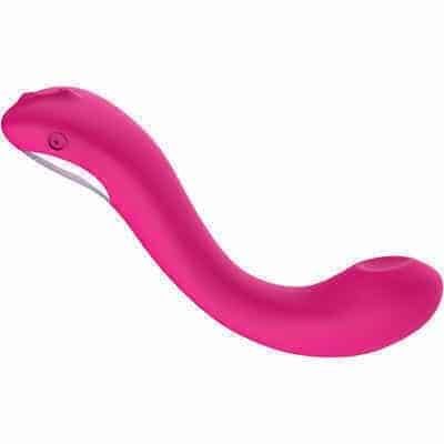 Lovense Osci Rung G-Spot Hồng 19.8cm Điều Khiển Bùng Nổ