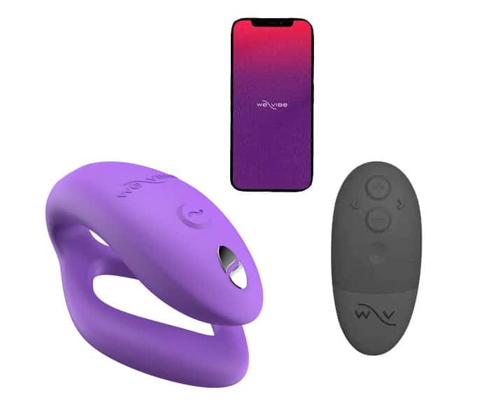 We-Vibe Sync O Couples Vibe Tím Remote APP Siêu Rung