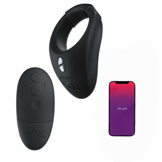 Vòng Rung We-Vibe Bond 2in1 Đen App Điều Khiển Cặp Đôi