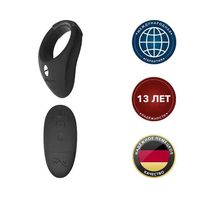 Vòng Rung We-Vibe Bond 2in1 Đen App Điều Khiển Cặp Đôi