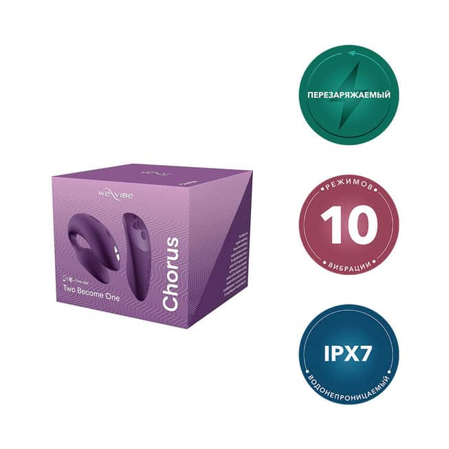 We-Vibe Chorus Tím App Cặp Đôi Ứng