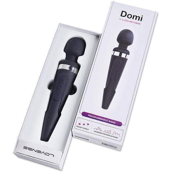 Lovense Domi Mini Wand Rung Đen App Điều Khiển Siêu Mạnh