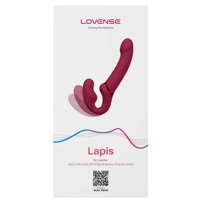 Lovense Lapis Strapon Rung Không Dây 23cm