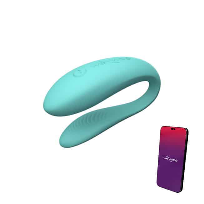 We-Vibe Sync Lite Cặp Đôi Xanh Ngọc App