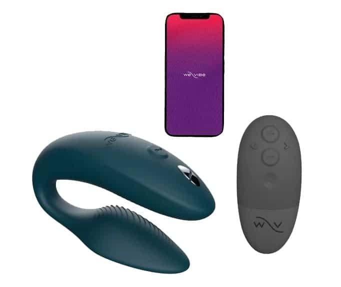 We-Vibe Sync 2 Xanh Rung Cặp Pult App Kết Nối Hoàn Hảo
