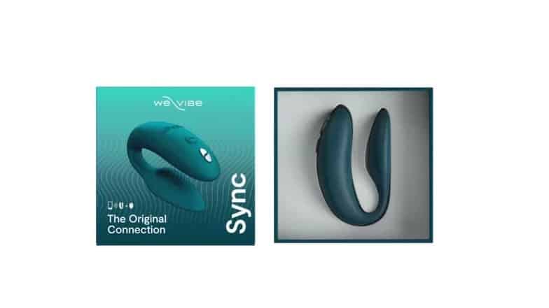 We-Vibe Sync 2 Xanh Rung Cặp Pult App Kết Nối Hoàn Hảo