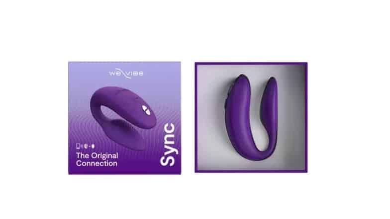 Vịt Rung We-Vibe Sync 2 Tím App Cặp Đôi Mãnh Liệt